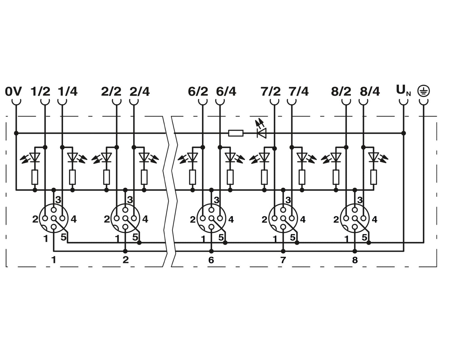 Phoenix Contact SACB-8/16-L-M23 180 Distributor Box - 1692721 Phoenix Contact - BNR Industrial Automation