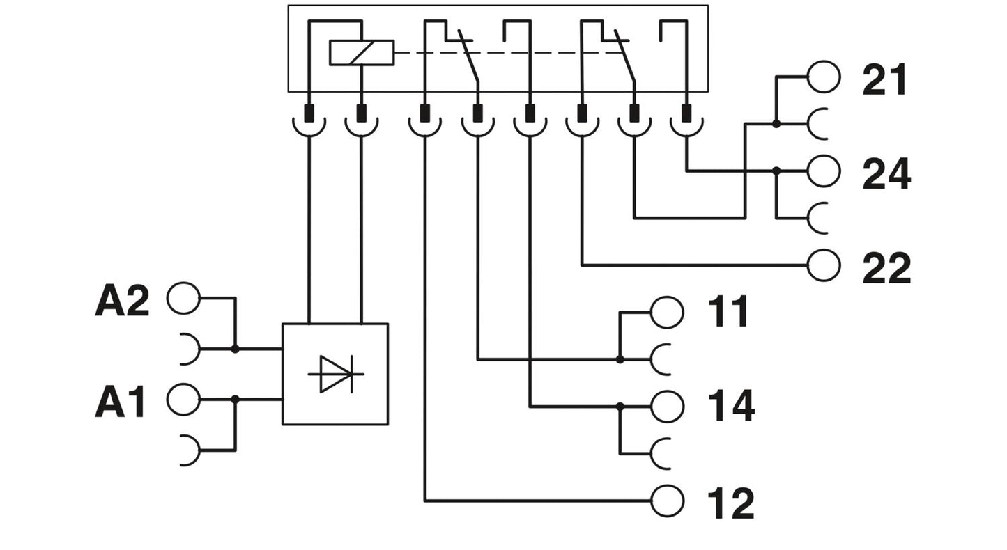 Phoenix Contact PLC-RPT- 24UC/21-21/RW - 2CO 24VDC Relay module Phoenix Contact - BNR Industrial Automation
