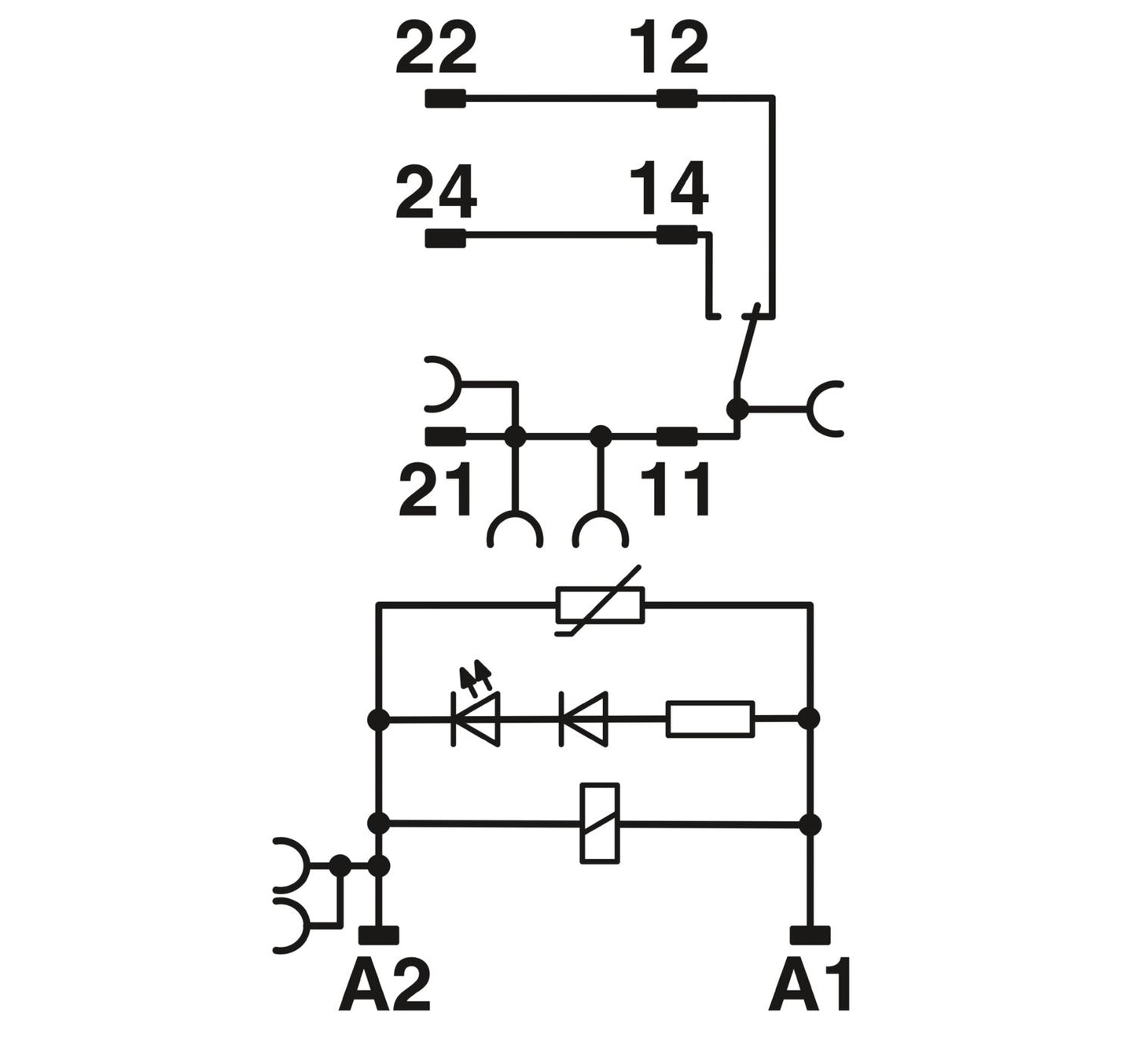 Phoenix Contact RIF-1-RPT-LV-230AC/1X21 - 1CO 230VAC Relay module Phoenix Contact - BNR Industrial Automation