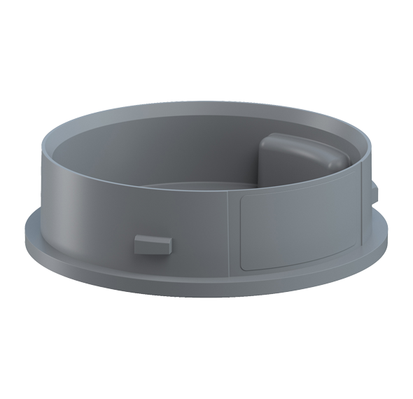 Werma Mini Mounting Adapter Accessories, Base and Wall Mount Beacon Werma Mini Adapter Floor Mount GY - 260.700.01 - BNR Industrial Automation