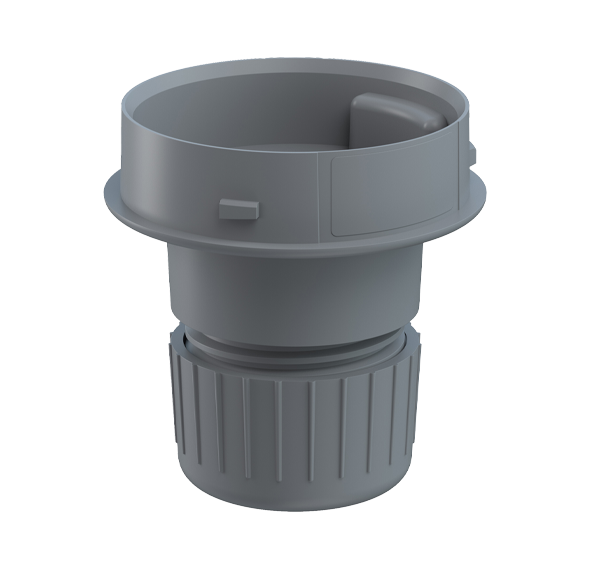 Werma Mini Mounting Adapter Accessories, Base and Wall Mount Beacon Werma Mini Tube Adapater GY - 260.700.05 - BNR Industrial Automation