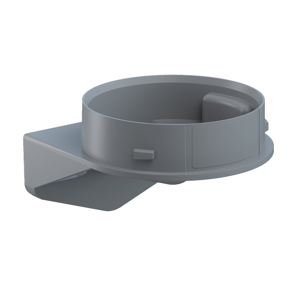 Werma Mini Mounting Adapter Accessories, Base and Wall Mount Beacon Werma Mini Bracket GY - 260.700.07 - BNR Industrial Automation