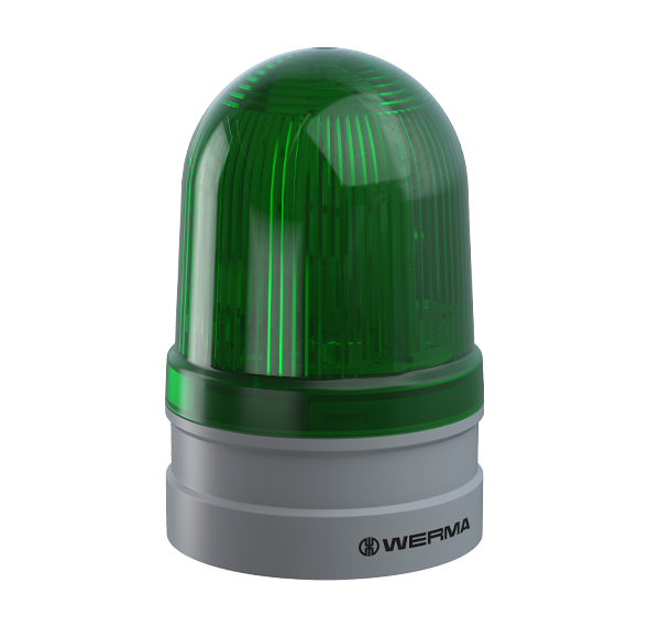 Werma EvoSIGNAL Series Midi TwinLIGHT Permanent/Flashing LED Beacon 12/24VAC/DC or 115-230VAC Beacon Werma Green 12/24VAC/DC - BNR Industrial Automation