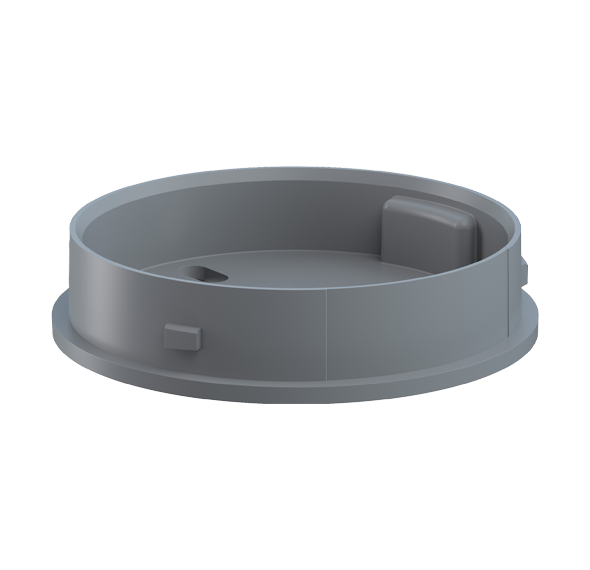 Werma Midi Mounting Adapter Accessories, Base and Wall Mount Beacon Werma Midi Adapter Floor Mount GY - 261.700.01 - BNR Industrial Automation