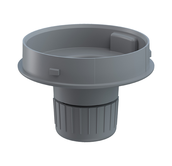 Werma Midi Mounting Adapter Accessories, Base and Wall Mount Beacon Werma Midi Tube Adapater GY - 261.700.05 - BNR Industrial Automation