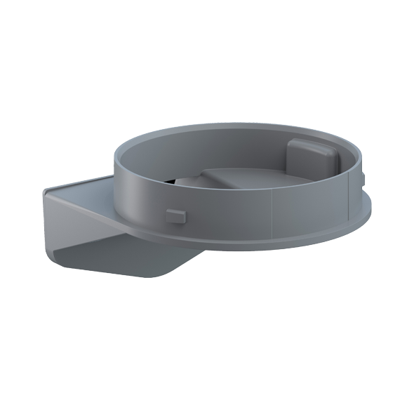 Werma Midi Mounting Adapter Accessories, Base and Wall Mount Beacon Werma Midi angle GY - 261.700.07 - BNR Industrial Automation