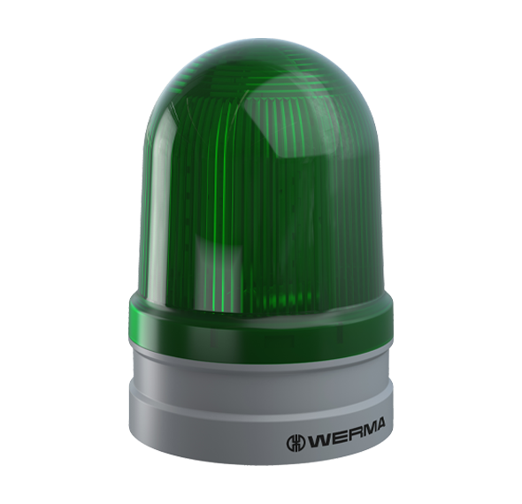 Werma EvoSIGNAL Series Maxi TwinLIGHT Permanent/Flashing LED Beacon 12/24VAC/DC or 115-230VAC Beacon Werma Green 12/24VAC/DC - BNR Industrial Automation