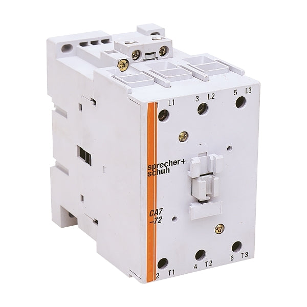 S+S CA7 Contactor 37kW 3Pole 110VDC Coil - CA7-72D-00-110VDC Sprecher + Schuh - BNR Industrial Automation