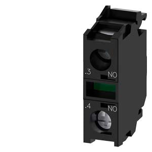 Siemens SIRIUS ACT 3SU14 Series Contact Block, 5 → 500V ac/dc, 1NO - 3SU1400-1AA10-1BA0 Siemens - BNR Industrial Automation