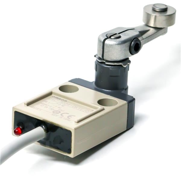 OMRON Enclosed Switch, Sealed roller plunger, 5 A at 250 VAC/ 4 A at 30 VDC, VCTF Oil-Resistant Cable, 3m - D4C-1232 OMRON - BNR Industrial Automation