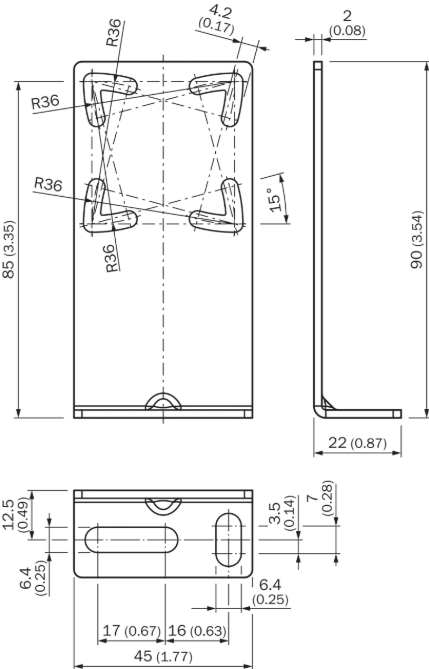 SICK BEF-G10DC01 Mounting Plate - 2071258 Mounting SICK - BNR Industrial Automation