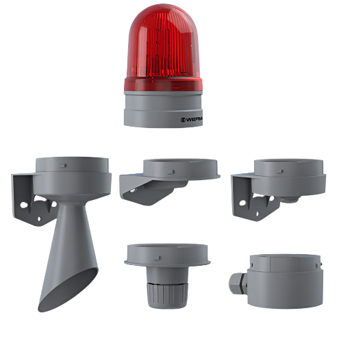 Werma Midi Mounting Adapter Accessories, Base and Wall Mount Beacon Werma - BNR Industrial Automation