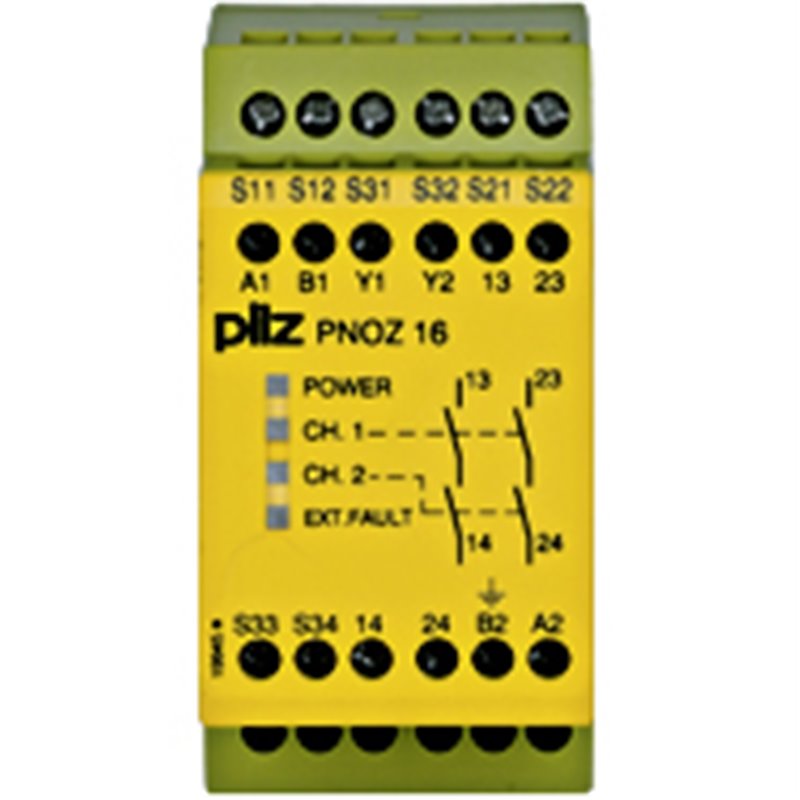 PILZ PNOZ 16 240VAC 24VDC 2n/o Safety Relay - 774067 Safety Relay PILZ - BNR Industrial Automation