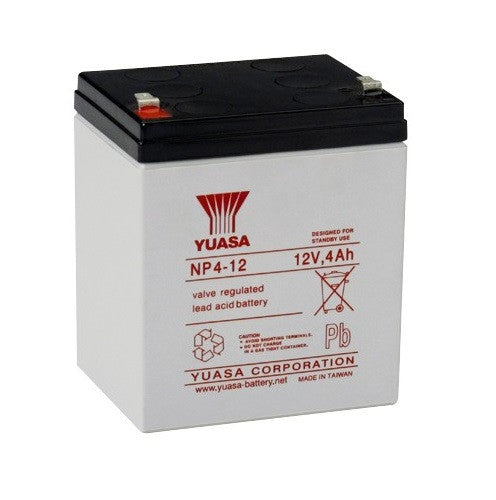 YUASA 12V 4AMP SLA Battery Batteries YUASA - BNR Industrial Automation