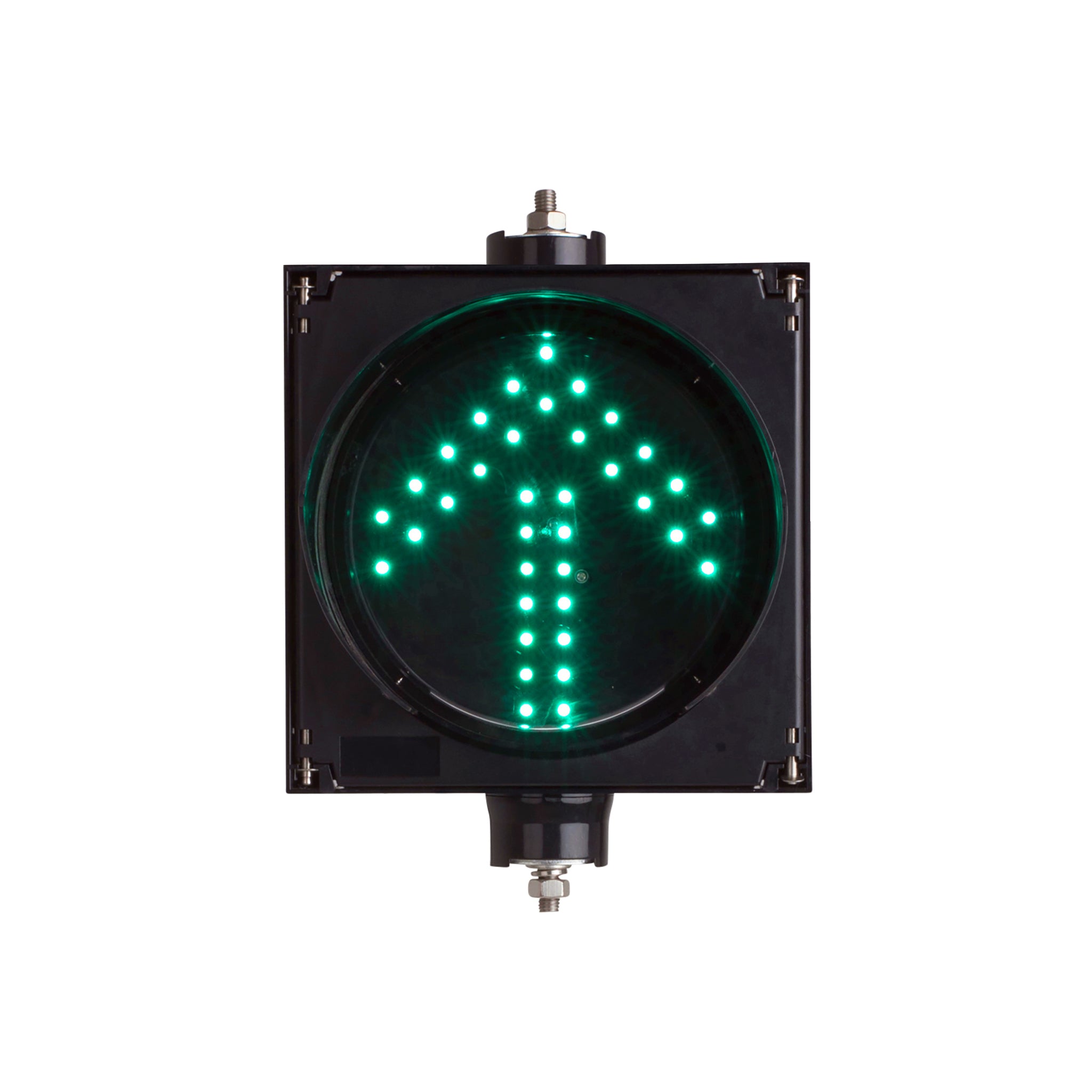 BNR Single Aspect 200mm Lane Control LED Traffic Light IP55 12-24VDC or 85-265VAC - Red X and Green Arrow Combination Traffic Light BNR - BNR Industrial Automation