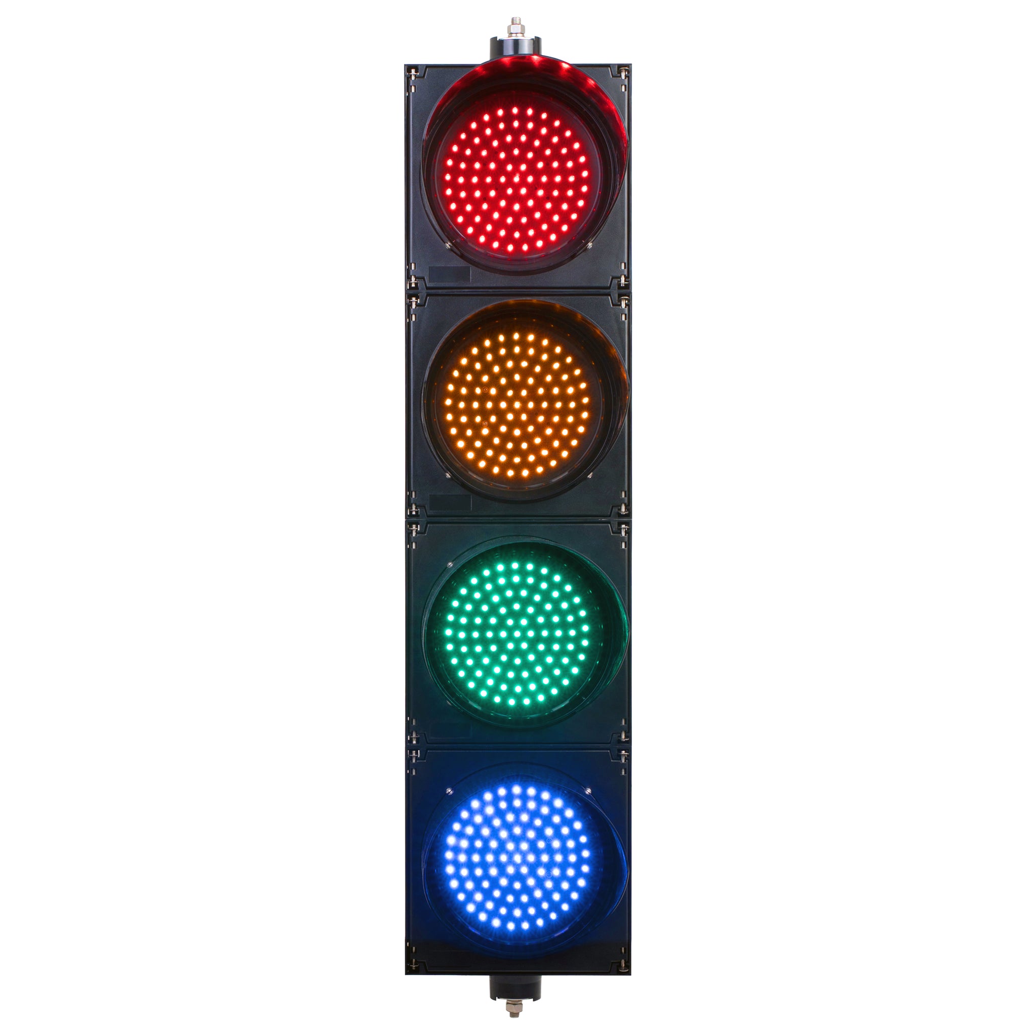 BNR 4 Aspect 200mm LED Traffic Lights 12-24VDC or 85-265VAC - Arrows and Colours Traffic Light BNR - BNR Industrial Automation