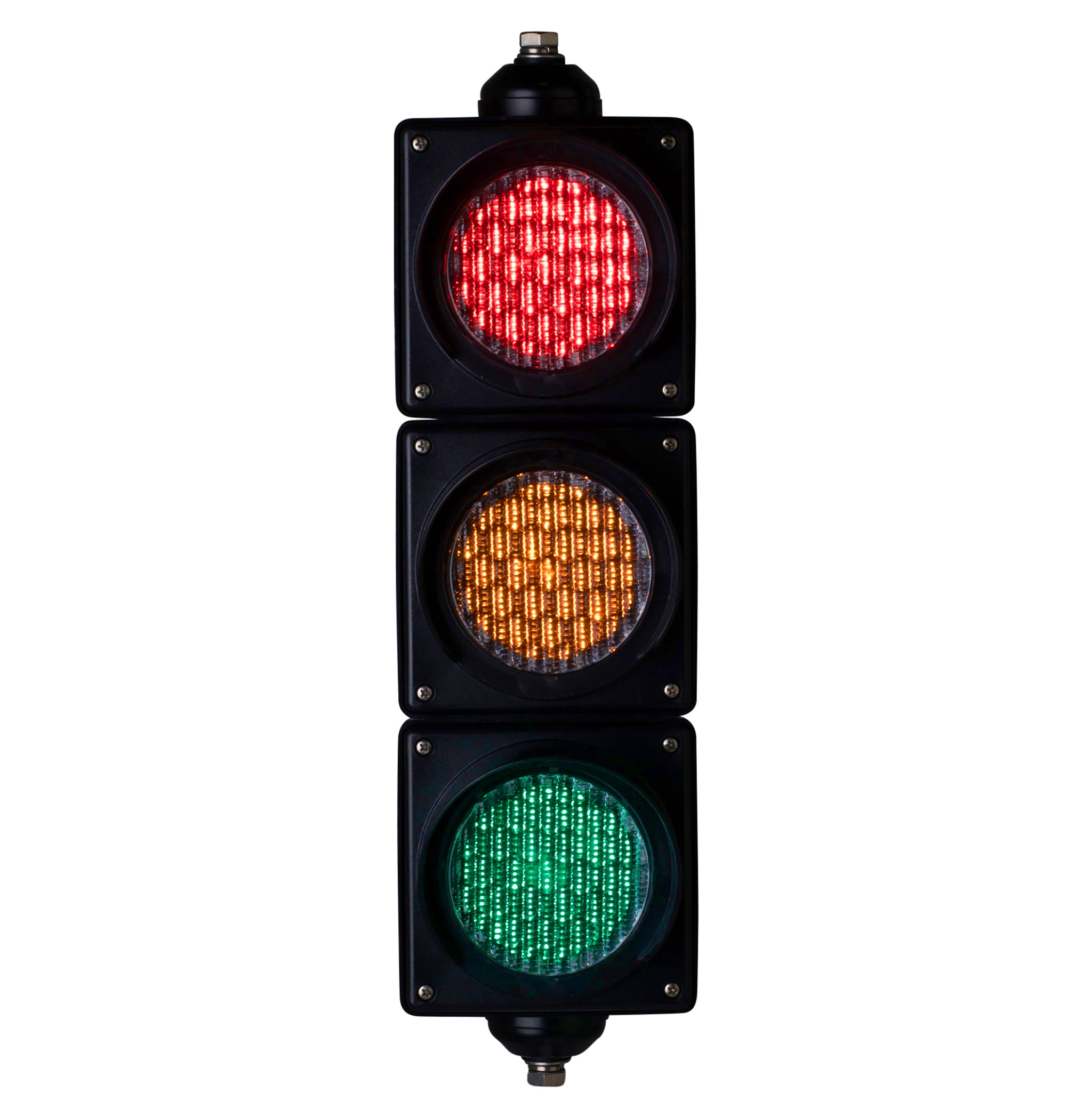 BNR 3 Aspect 100mm LED Traffic Lights 12-24VDC or 85-265VAC Traffic Light BNR - BNR Industrial Automation