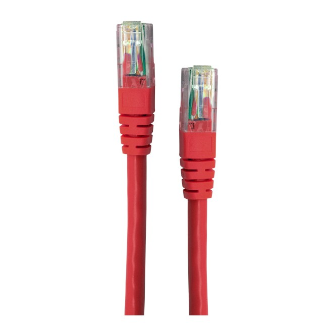 Pro2 CAT6 UTP RJ45 Patch Leads Network Cables Pro.2 Red 1.0m - BNR Industrial Automation