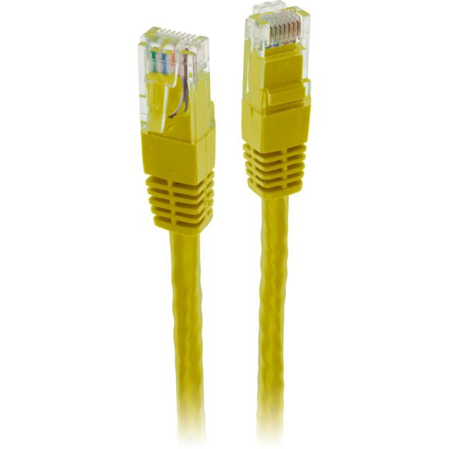 Pro2 CAT6 UTP RJ45 Patch Leads Network Cables Pro.2 Yellow 0.5m - BNR Industrial Automation