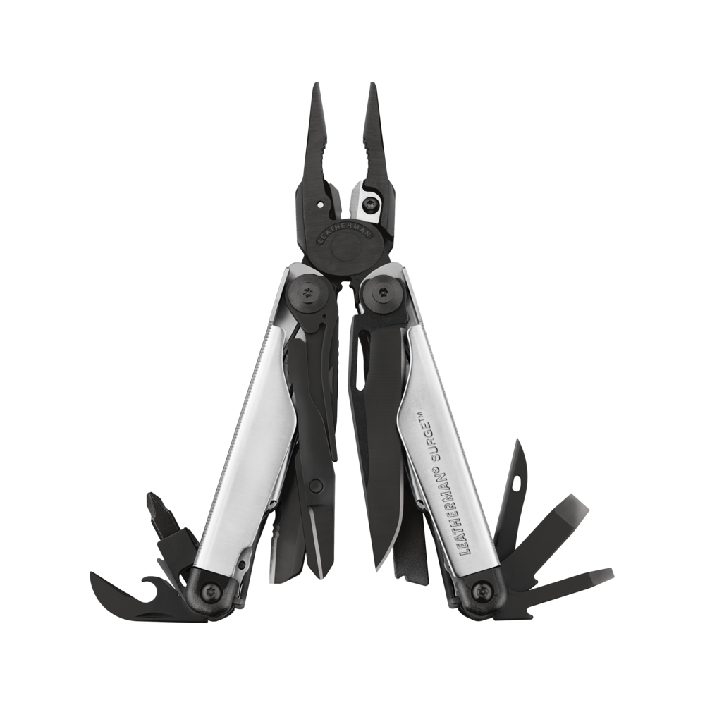 Leatherman Surge Multitool Leatherman Surge - Black and Silver with Nylon Sheath - BNR Industrial Automation