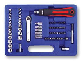 DURATOOL 60pc Socket and Bit Set Tools Duratool - BNR Industrial Automation
