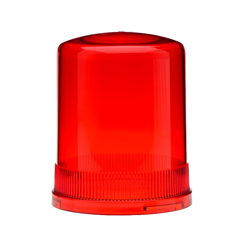 MOFLASH Large Lens Covers for 88, 98, 201-200, 401-400 and 501-500 Series Beacons MOFLASH Red - BNR Industrial Automation