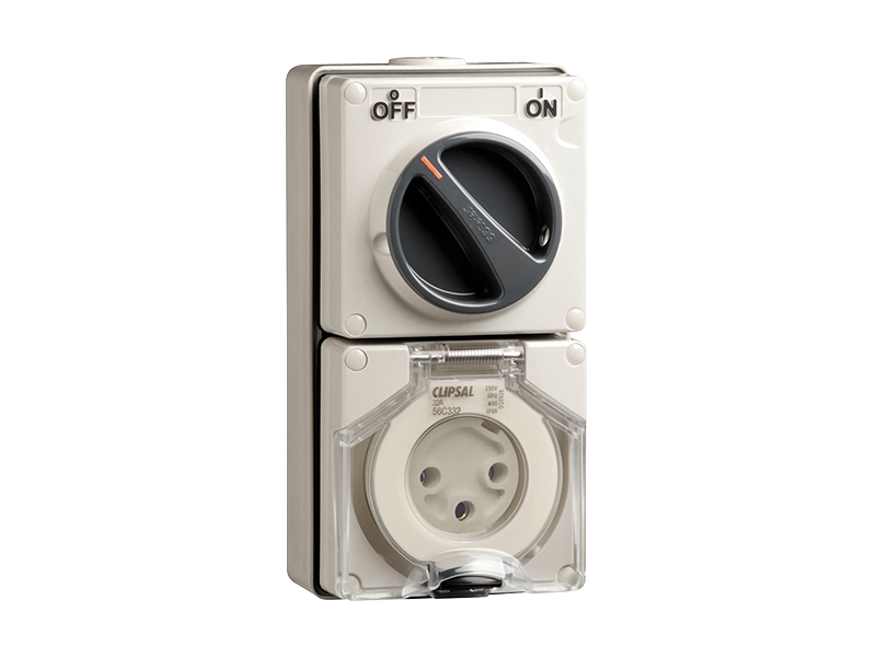 CLIPSAL 56C320 3P 20A Switch Socket Outlets Switched Socket Outlet Clipsal - BNR Industrial Automation