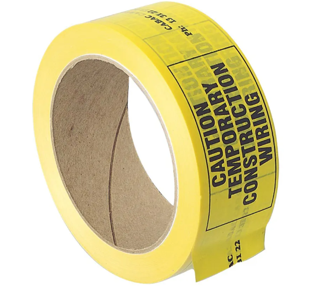 CABAC Construction Warning Tape Yellow - CCW38 - BNR Industrial