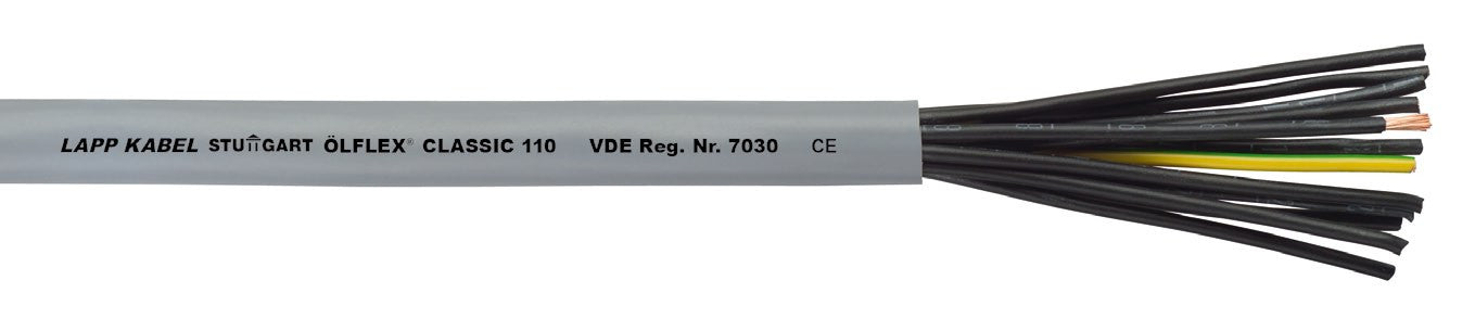 LAPP KABEL LAPP KABEL ÖLFLEX® CLASSIC 110 Oil Resistant PVC Control Cable - BNR Industrial