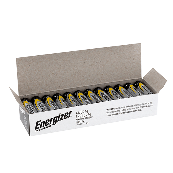 Energizer Industrial AA Battery Alkaline - 24 Pack Batteries Energizer - BNR Industrial Automation