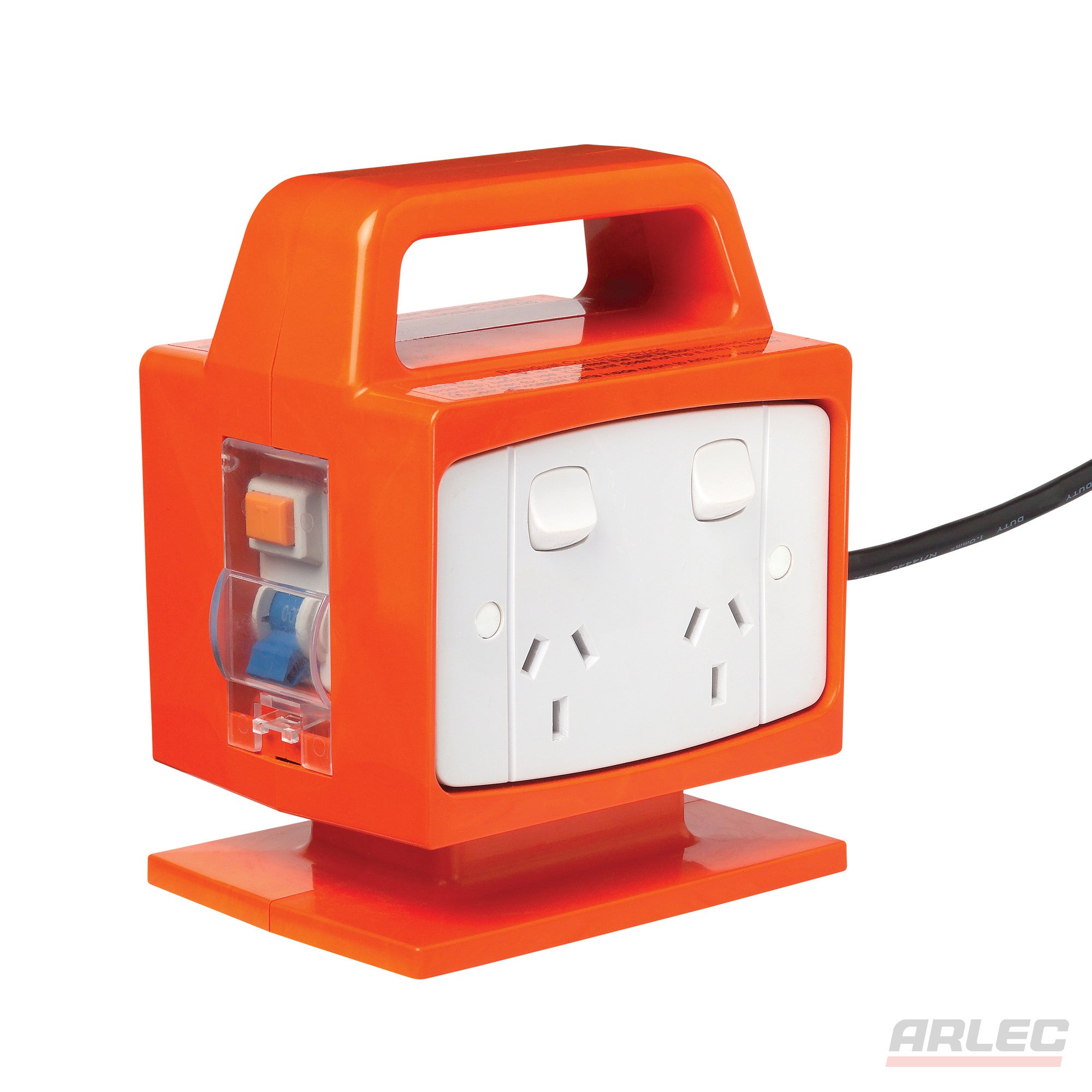 Arlec ARLEC Portable Power Block-Safety Switch 4 Outlet - PB94 - BNR Industrial