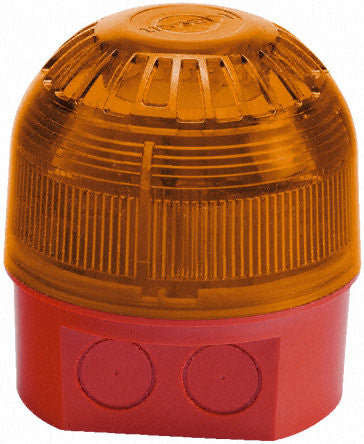 Klaxon Sonos Beacon - 5J Xenon, 10-60VDC or 110-230VAC Sounder/Beacon Klaxon 10-60VDC Amber - BNR Industrial Automation