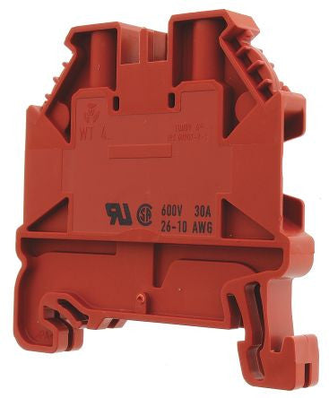 Wieland Selos WT 4mm² Terminal with Screw Connection wieland Red - BNR Industrial Automation