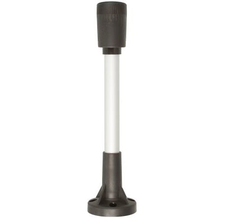 MOFLASH LED-TLM Series Stack Light Base with Pole and Right Angle Mount Options Traffic Light MOFLASH Mounting Base & Cap with 100mm Pole & Mounting Foot - BNR Industrial Automation