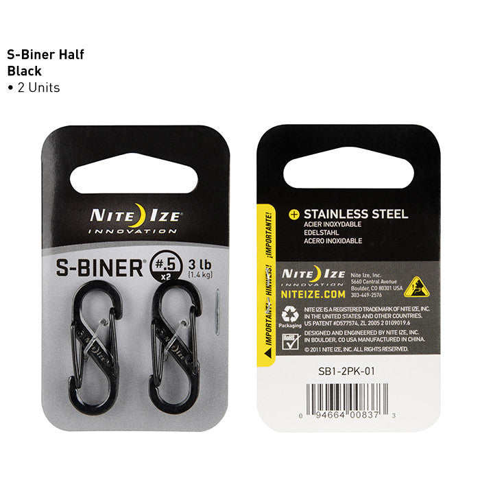 S-Biner - Stainless Steel Hardware Nite Ize Innovation - BNR Industrial Automation