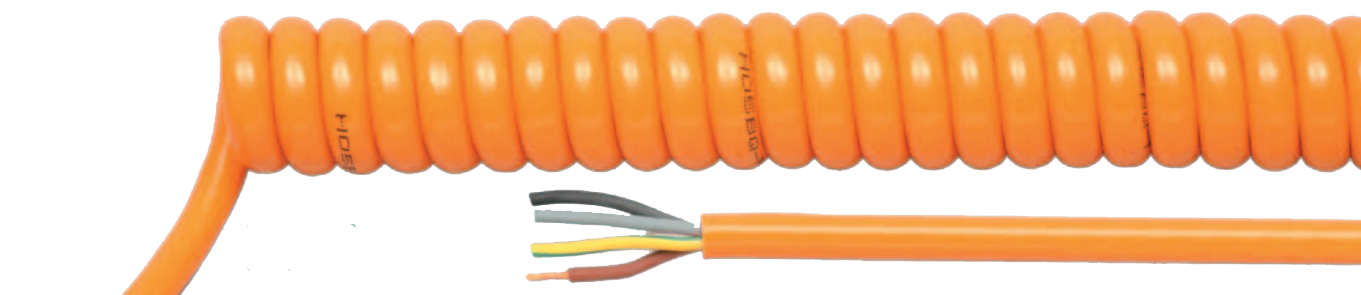 HELUKABEL HELUKABEL PUR Orange Spiral Cable - BNR Industrial