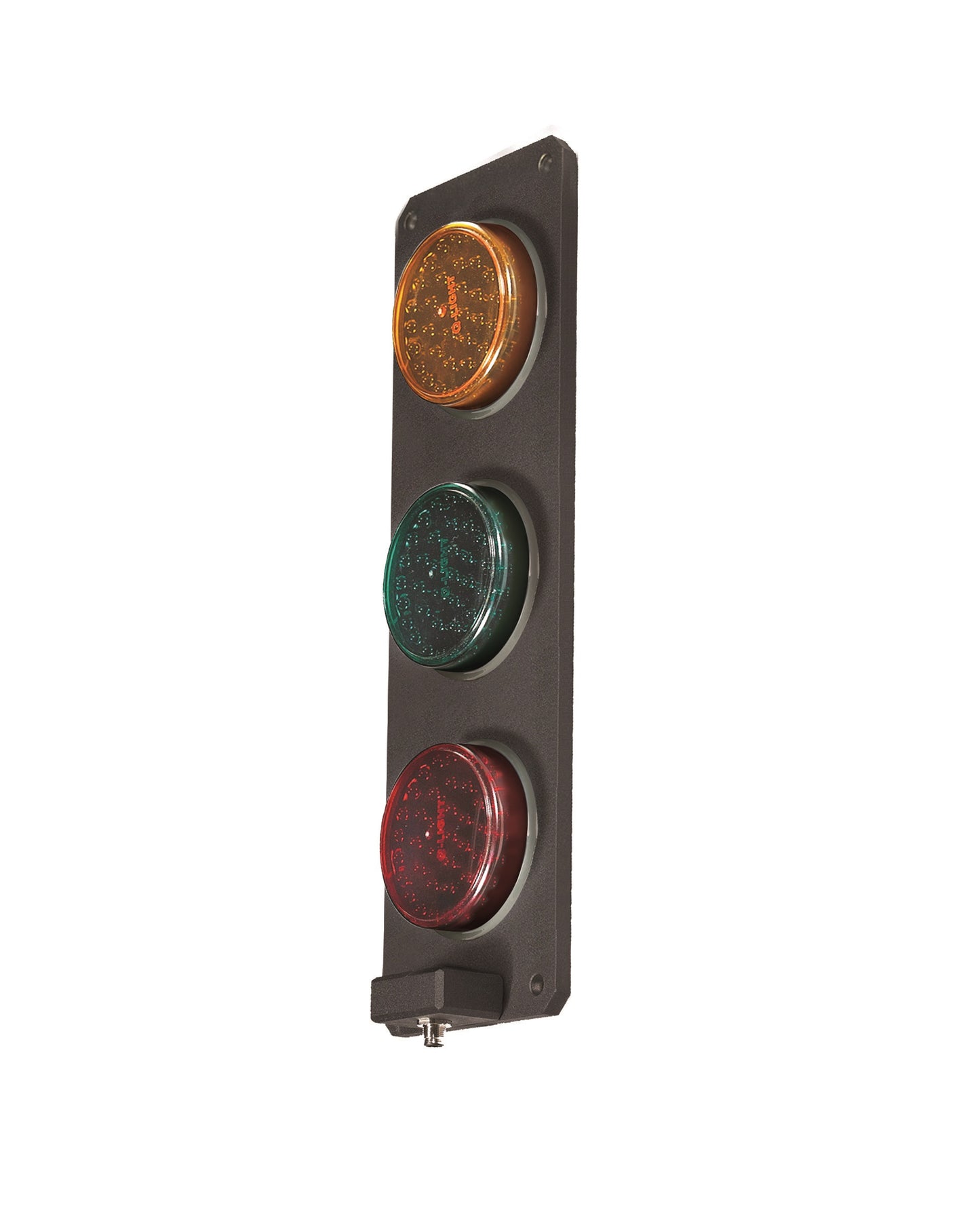 Qlight SSL300M 3 Aspect 92mm Surface Mount IP68 Metal Body LED Traffic Light Qlight - BNR Industrial Automation
