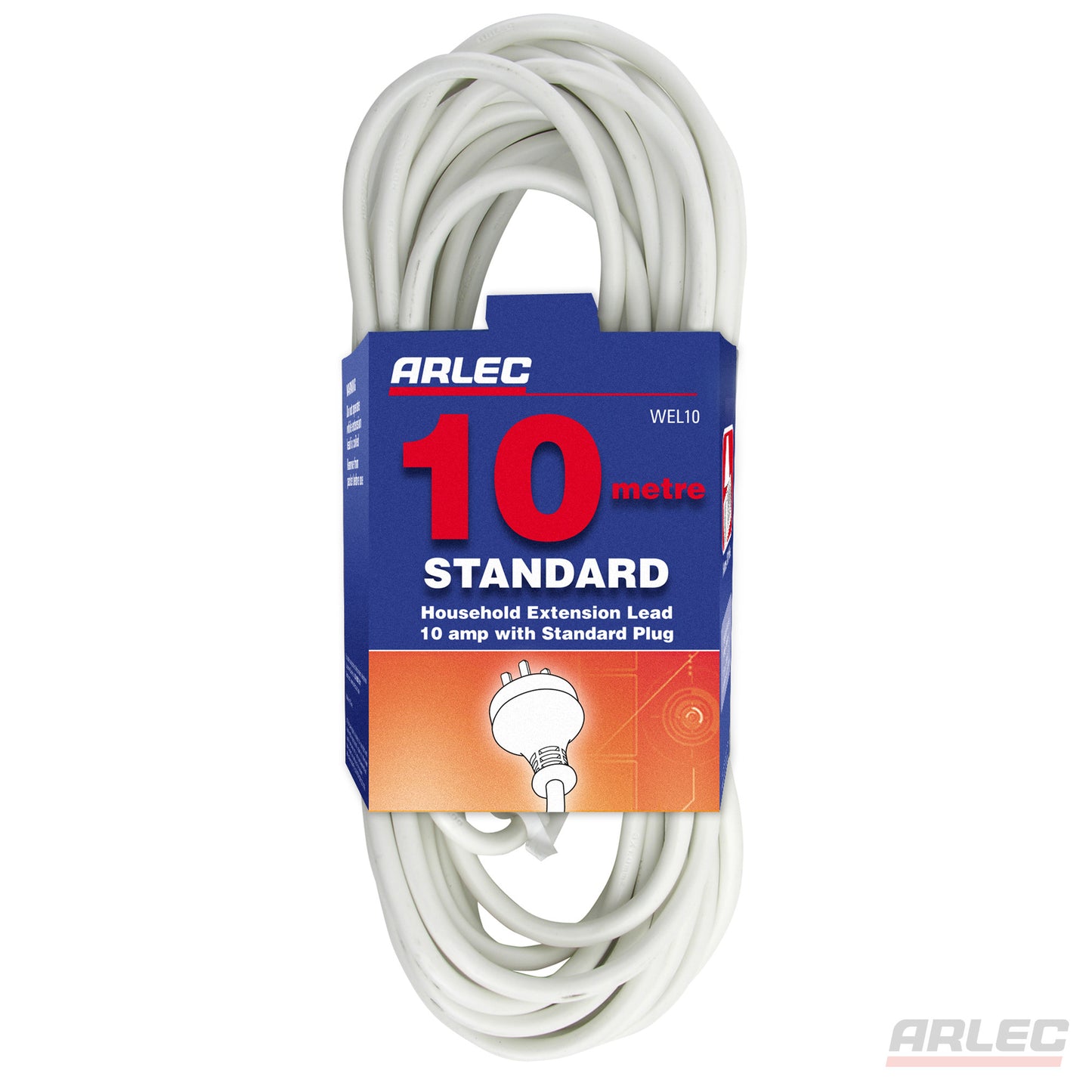 ARLEC 10 Meter Domestic Extension Lead - WEL10 Extension Lead Arlec - BNR Industrial Automation