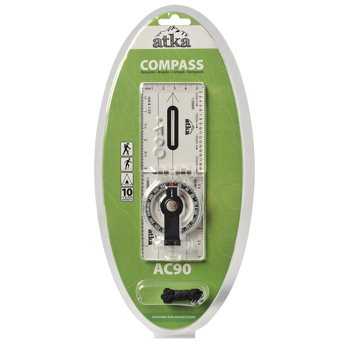 Atka Atka AC90 Baseline Folding Compass - BNR Industrial