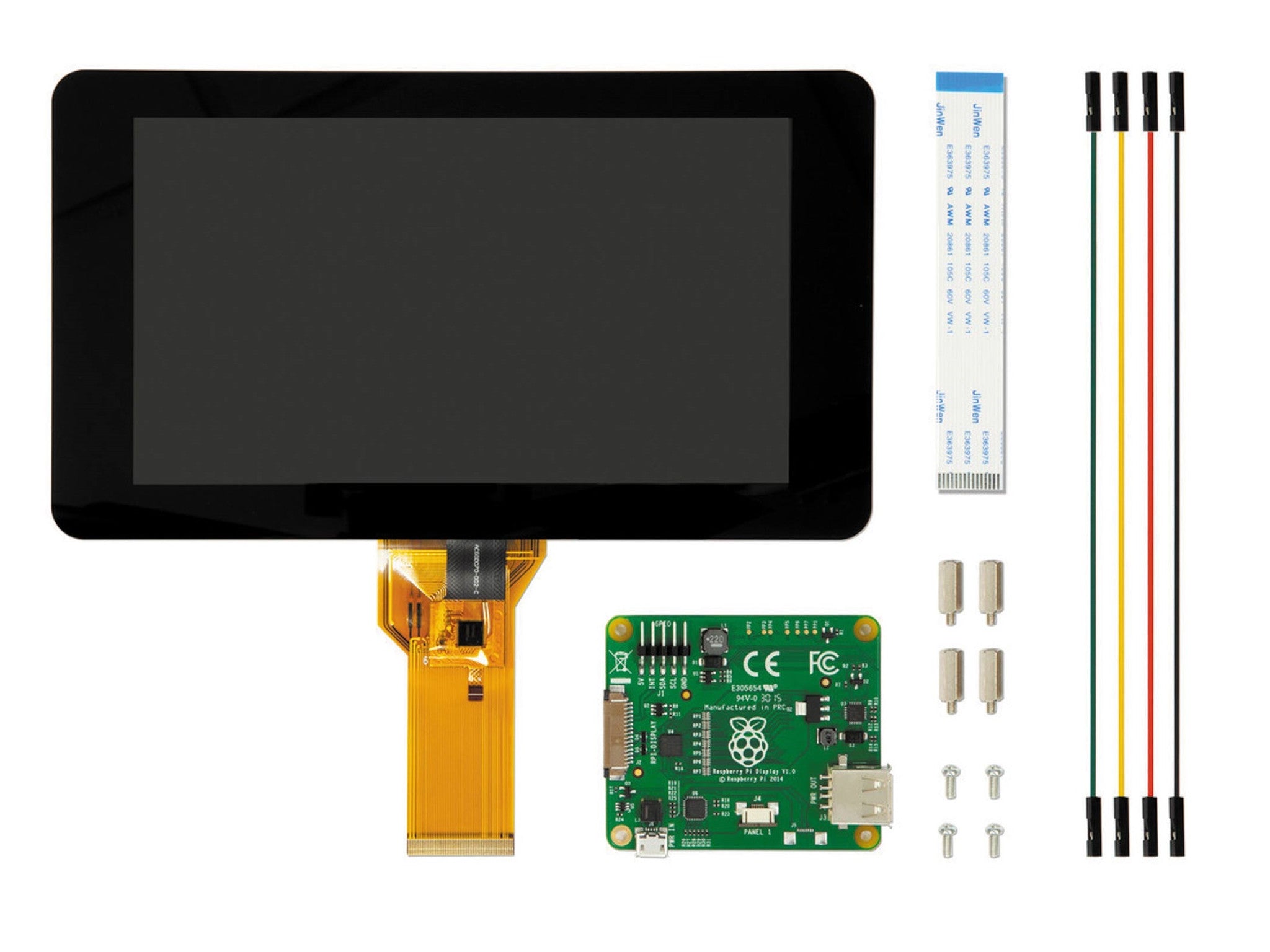 Raspberry Raspberry Pi Official 7" Capacitive Touch Screen Display - BNR Industrial