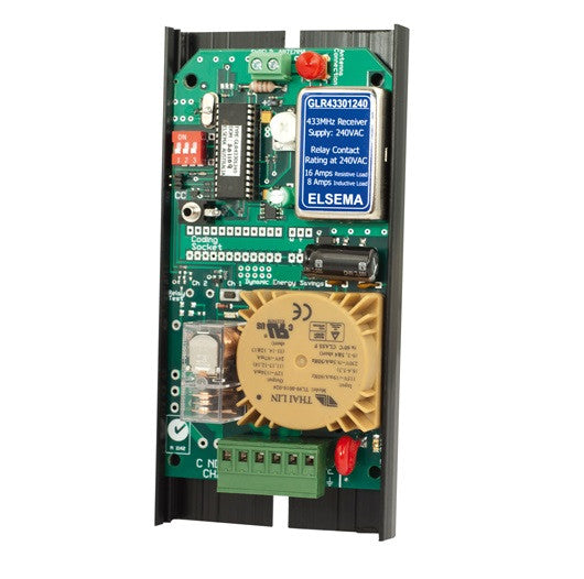 ELSEMA ELSEMA GLR43301240, 1 Channel Gigalink™ Series 433MHz Receiver - 240VAC In and Out - BNR Industrial