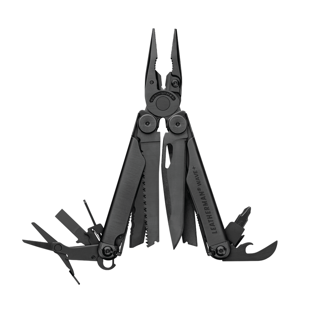 Leatherman Wave+ Multitool Leatherman Wave + - Black Oxide with MOLLE Sheath - BNR Industrial Automation