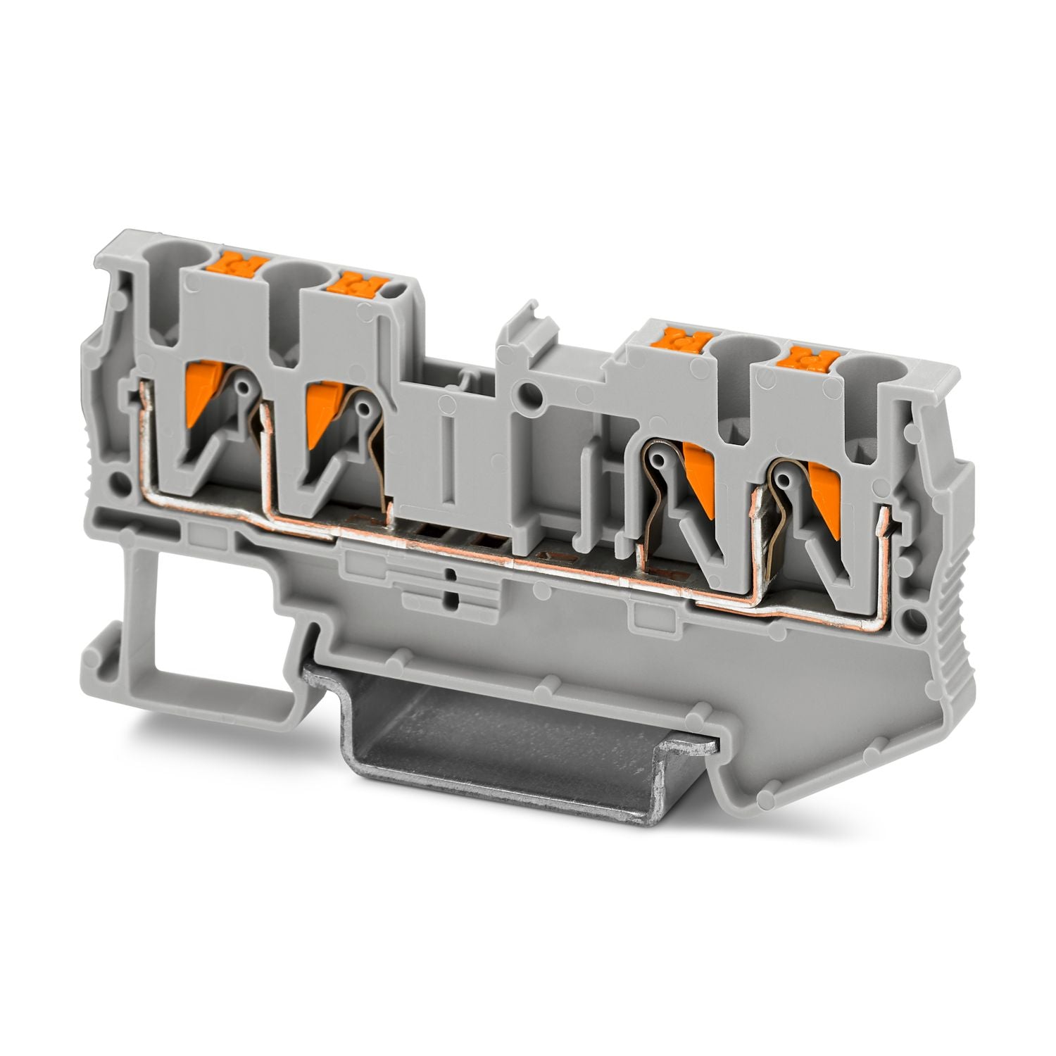 Phoenix Contact PT 2,5-QUATTRO - Feed-through terminal block Phoenix Contact Grey - BNR Industrial Automation