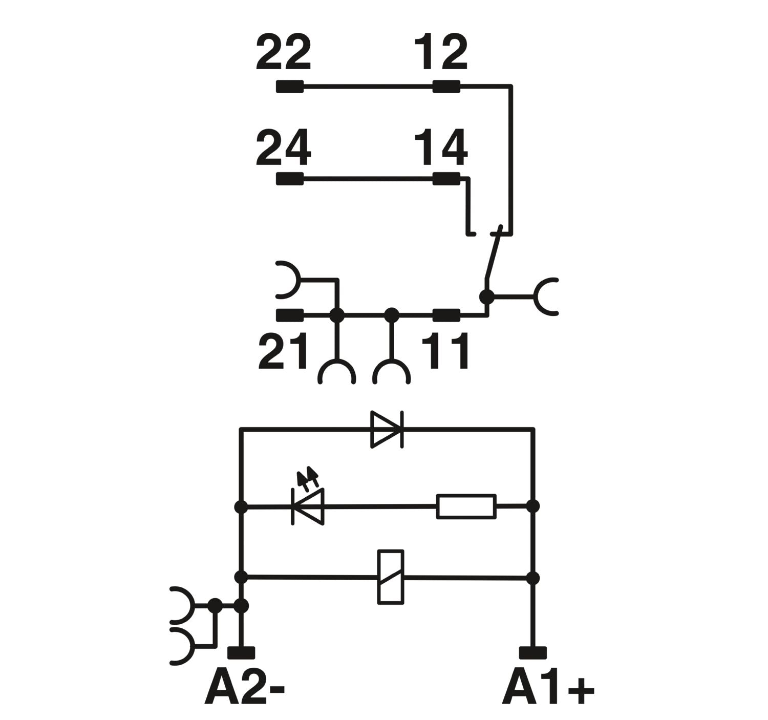 Phoenix Contact RIF-1-RPT-LDP-12DC/1X21 - 1CO 12VDC Relay module Phoenix Contact - BNR Industrial Automation