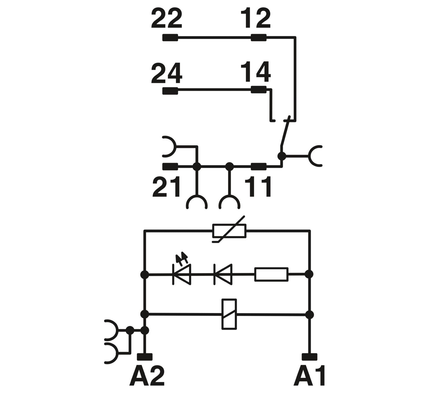 Phoenix Contact RIF-1-RPT-LV-230AC/1X21 - 1CO 230VAC Relay module Phoenix Contact - BNR Industrial Automation