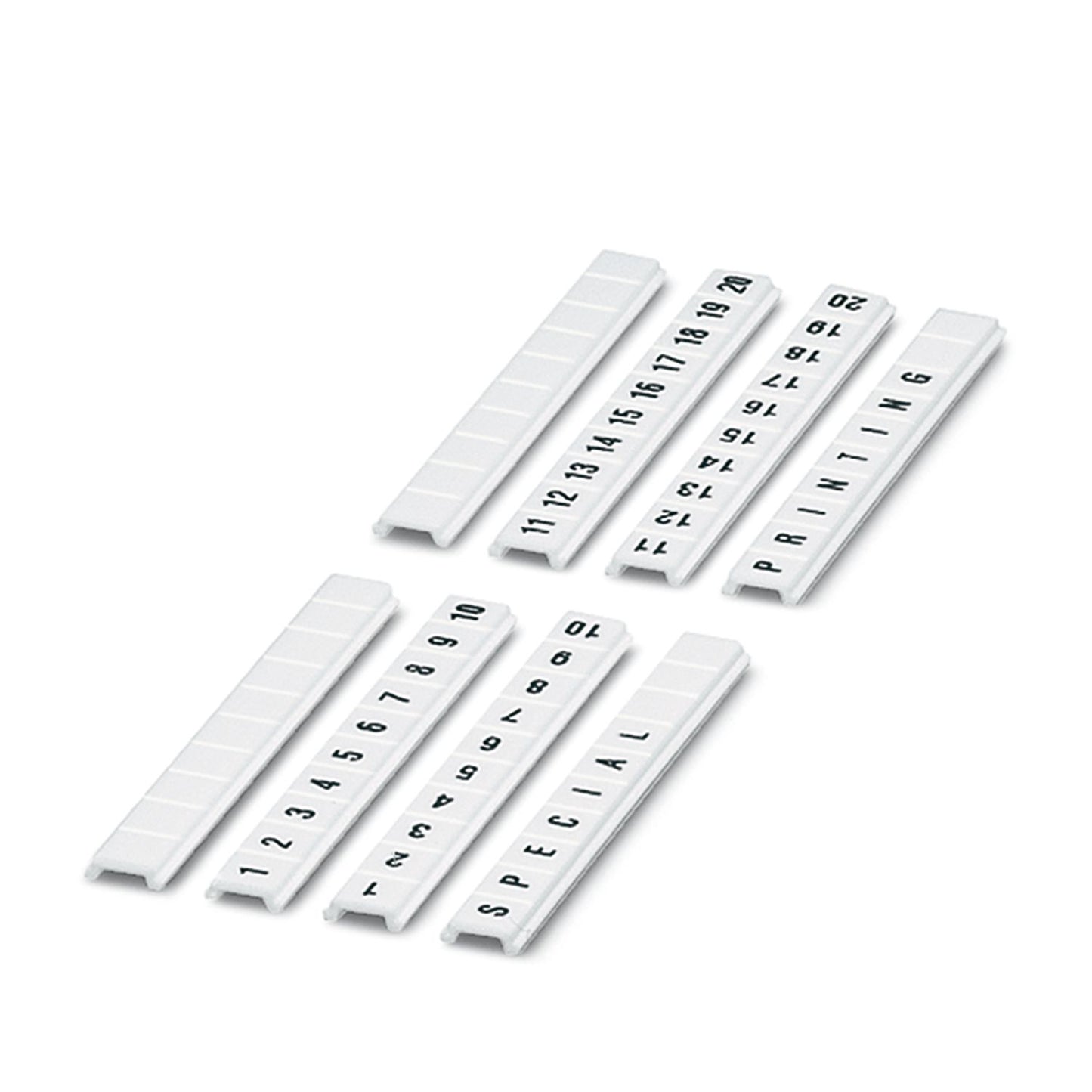 Phoenix Contact ZBF 5,LGS:FORTL.ZAHLEN - Zack Marker strip, flat - Numbers Phoenix Contact - BNR Industrial Automation