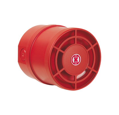 WERMA 140 Multi-Tone Sounder, 32 Tones, 115dB (max); 105dB (typical) Werma 9-28VDC Red - BNR Industrial Automation