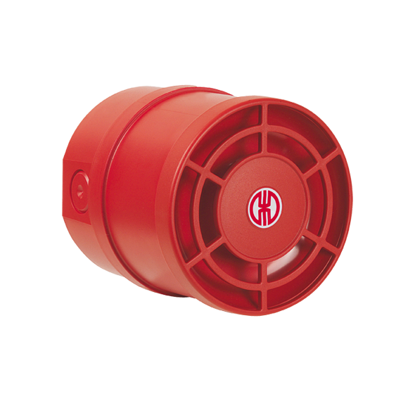 WERMA 140 Multi-Tone Sounder, 32 Tones, 115dB (max); 105dB (typical) Werma 9-28VDC Red - BNR Industrial Automation