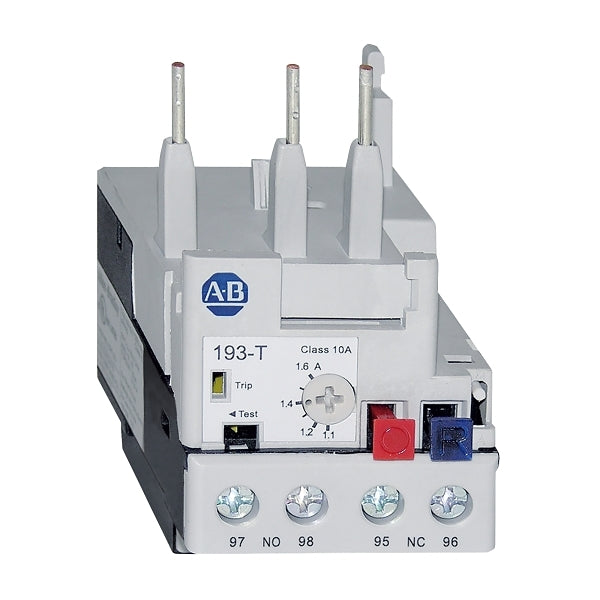 Allen-Bradley Allen-Bradley 193T Overload Thermal 4.5 to 6.3A for 100C 9 and 23A - 193-T1AB63 - BNR Industrial
