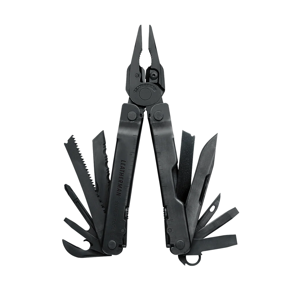 Leatherman Super Tool 300 Black Multi-Tool with Molle Sheath Multitool Leatherman - BNR Industrial Automation